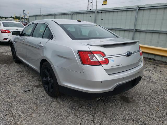 1FAHP2KTXAG114166 - 2010 FORD TAURUS SHO SILVER photo 3