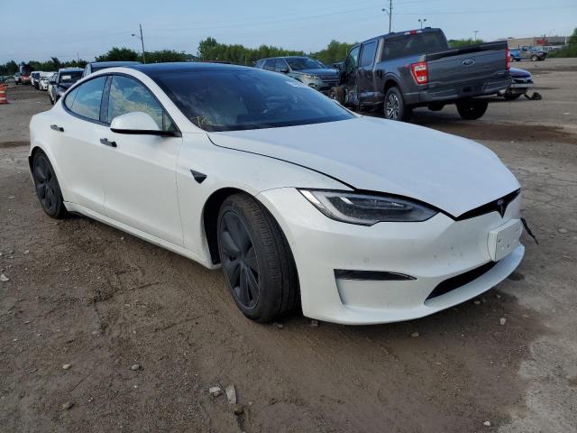 5YJSA1E59NF471850 - 2022 TESLA MODEL S Սպիտակ լուսանկար 1
