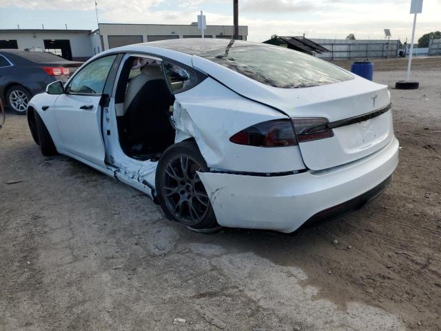 5YJSA1E59NF471850 - 2022 TESLA MODEL S Սպիտակ լուսանկար 3