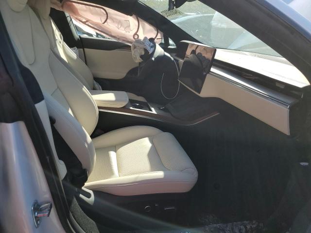 5YJSA1E59NF471850 - 2022 TESLA MODEL S Սպիտակ լուսանկար 5