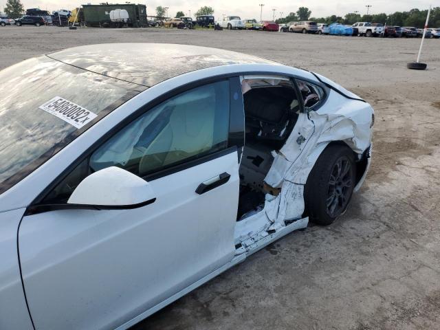 5YJSA1E59NF471850 - 2022 TESLA MODEL S Սպիտակ լուսանկար 9