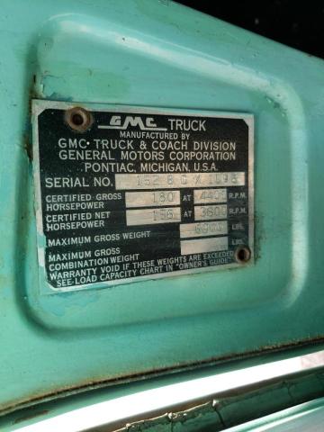 1528CX1096 - 1956 GMC PICKUP GREEN photo 10