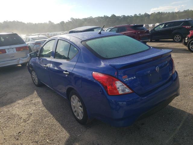 3N1CN7AP2GL884509 - 2016 NISSAN VERSA S BLUE photo 3