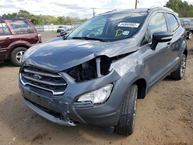 MAJ6S3KL5KC254789 - 2019 FORD ECOSPORT T GRAY photo 2