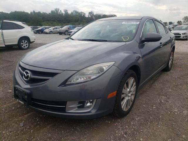 1YVHZ8CH4A5M55859 - 2010 MAZDA 6 I GRAY photo 2