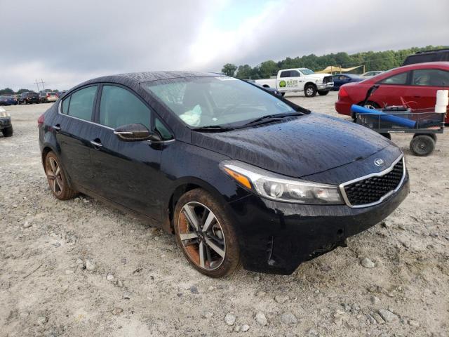 3KPFL4A89HE071441 - 2017 KIA FORTE EX BLACK photo 1