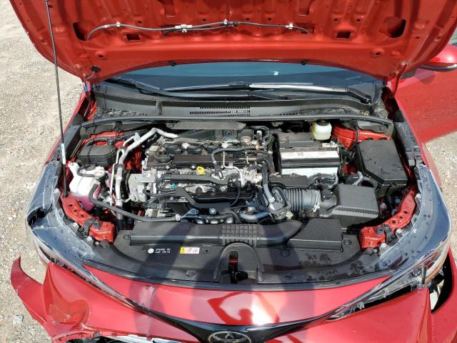 JTND4MBE6M3110573 - 2021 TOYOTA COROLLA SE RED photo 7