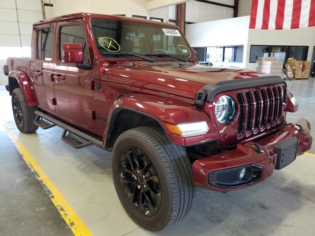 1C6HJTFG8ML579305 - 2021 JEEP GLADIATOR MAROON photo 1