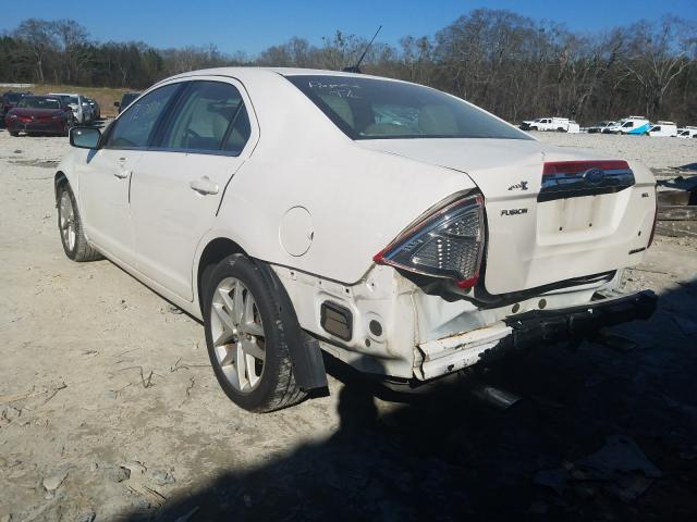 3FAHP0JG5BR262048 - 2011 FORD FUSION SEL WHITE photo 3