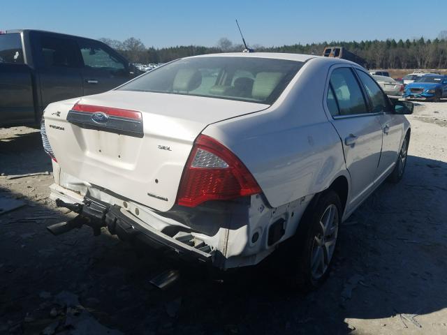 3FAHP0JG5BR262048 - 2011 FORD FUSION SEL WHITE photo 4