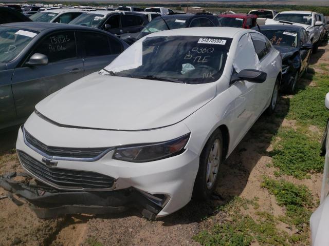 1G1ZB5ST9GF274769 - 2016 CHEVROLET MALIBU LS WHITE photo 2