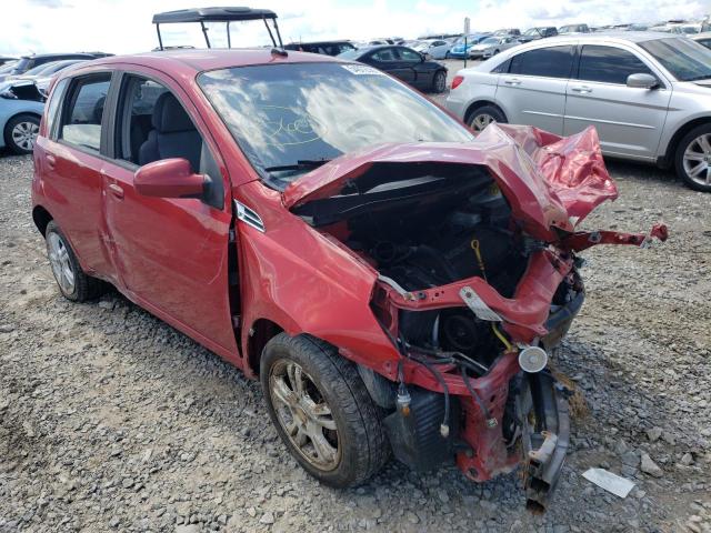 KL1TD66E89B653191 - 2009 CHEVROLET AVEO LS ბურგუნდია ფოტო 1