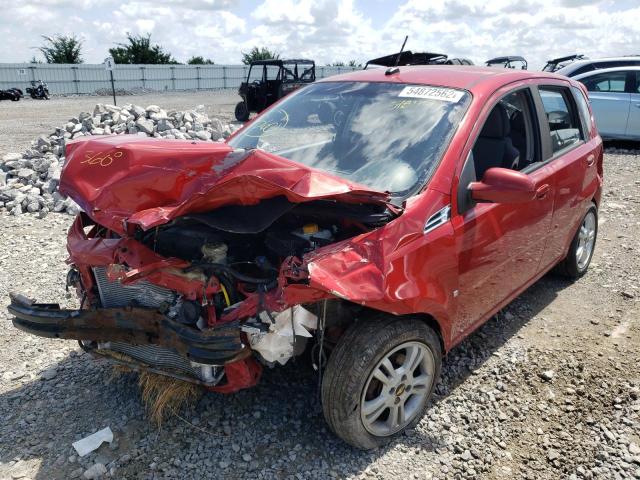 KL1TD66E89B653191 - 2009 CHEVROLET AVEO LS ბურგუნდია ფოტო 2