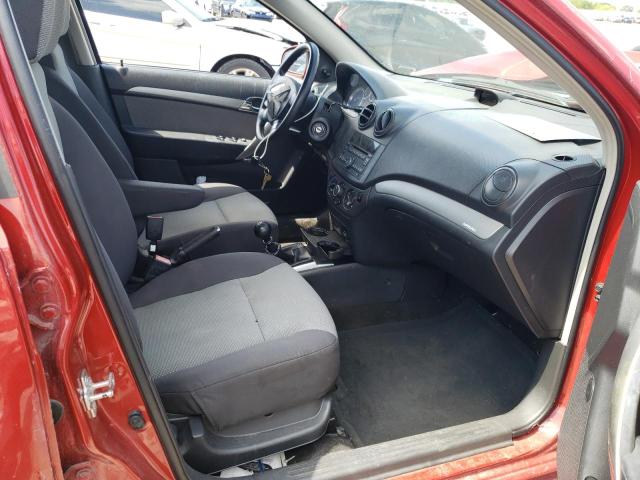 KL1TD66E89B653191 - 2009 CHEVROLET AVEO LS ბურგუნდია ფოტო 5