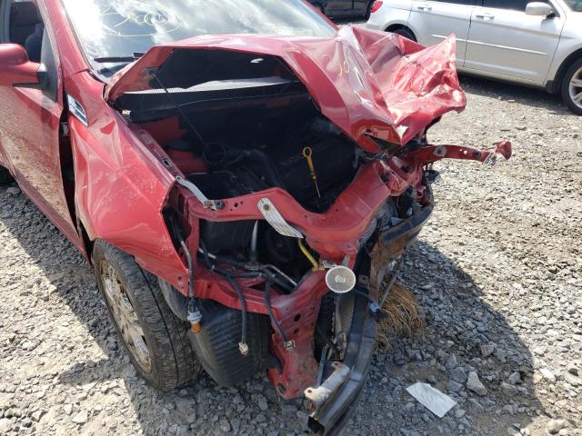 KL1TD66E89B653191 - 2009 CHEVROLET AVEO LS ბურგუნდია ფოტო 9