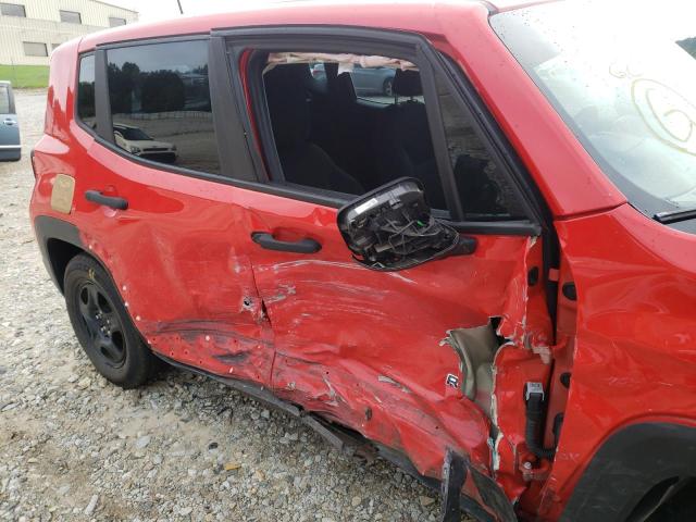 ZACCJAAH1HPE64182 - 2017 JEEP RENEGADE S Qırmızı foto 9