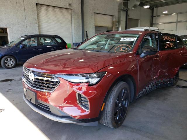 LRBFZPR4XMD137037 - 2021 BUICK ENVISION E RED photo 2