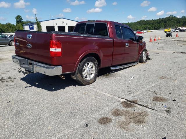 1FTPX12514NB43590 - 2004 FORD F150 BURGUNDY photo 4