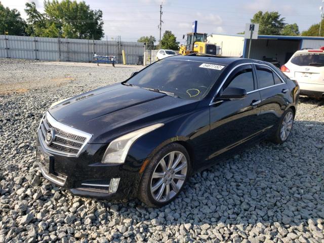 1G6AE5SX6D0125459 - 2013 CADILLAC ATS PREMIU BLACK photo 2