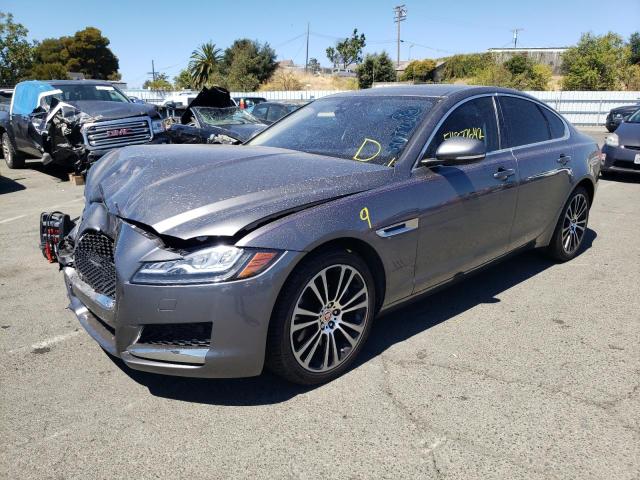 SAJBE4BV8GCY13204 - 2016 JAGUAR XF PRESTIG GRAY photo 2