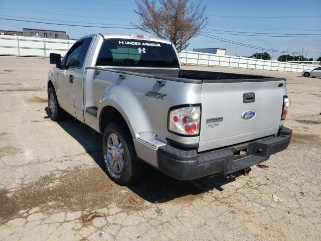 1FTRF02W96KB15412 - 2006 FORD F150 SILVER photo 3