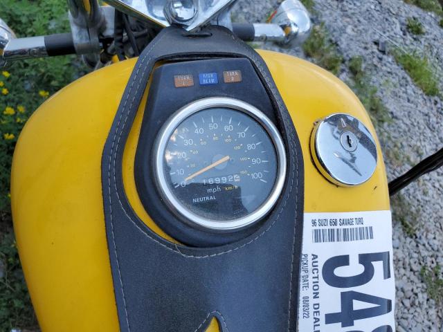 JS1SP46A1W2100630 - 1998 SUZUKI DR650 SE YELLOW photo 8