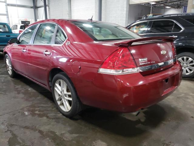 2G1WU583881264618 - 2008 CHEVROLET IMPALA LTZ RED photo 3