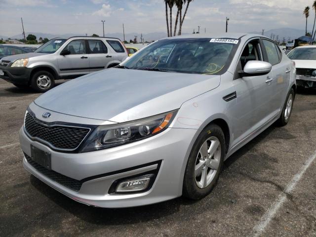 5XXGM4A78FG494427 - 2015 KIA OPTIMA LX SILVER photo 2