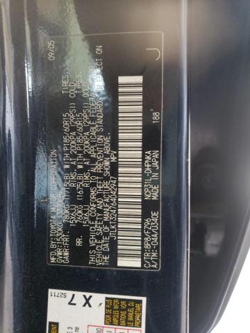 JTLKT324764042947 - 2006 TOYOTA SCION XB 蓝色 照片 10