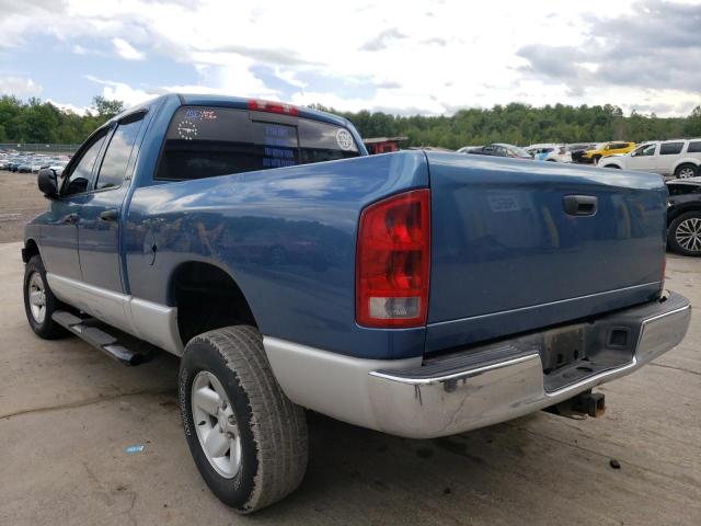 3D7HU18Z22G182580 - 2002 DODGE RAM 1500 BLUE photo 3