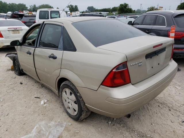 1FAFP34NX7W259461 - 2007 FORD FOCUS ZX4 TAN photo 3