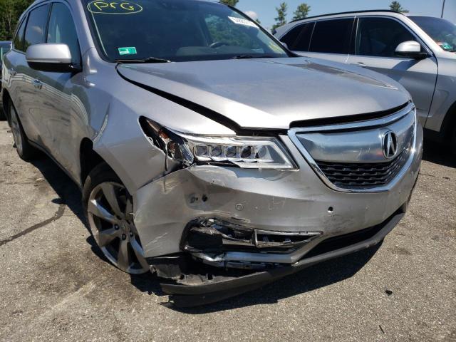 5FRYD4H98GB008181 - 2016 ACURA MDX ADVANC SILVER photo 9