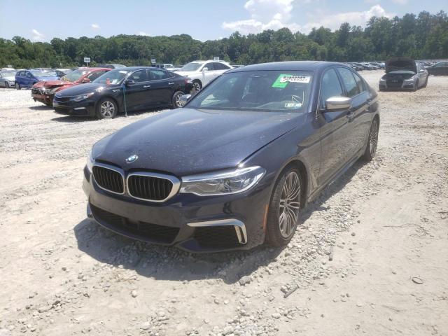 WBAJB9C51JG464303 - 2018 BMW M550XI BLUE photo 2
