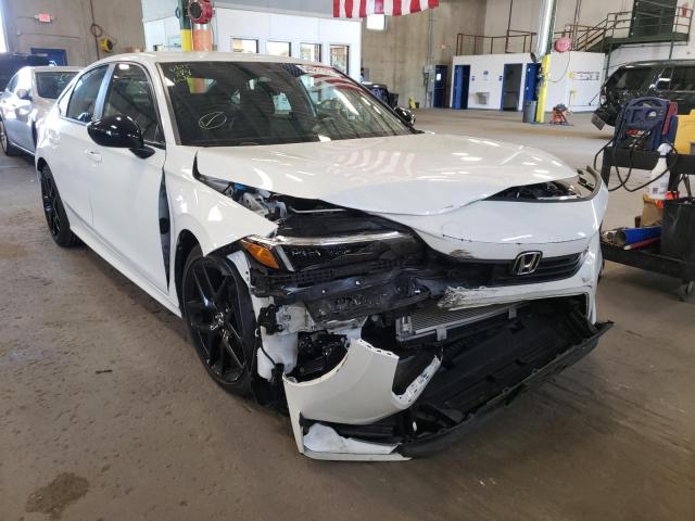 2HGFE2F56NH544209 - 2022 HONDA CIVIC SPOR WHITE photo 1