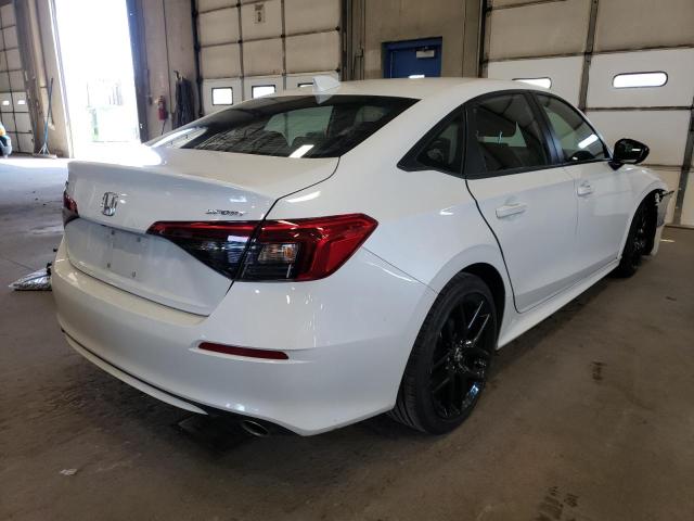 2HGFE2F56NH544209 - 2022 HONDA CIVIC SPOR WHITE photo 4