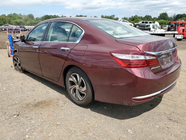 1HGCR2F37GA063716 - 2016 HONDA ACCORD LX BURGUNDY photo 3