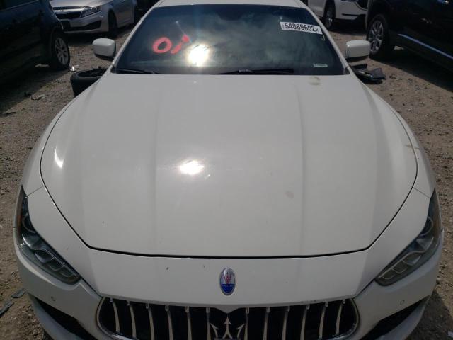 ZAM57RTA5F1151778 - 2015 MASERATI GHIBLI S WHITE photo 7