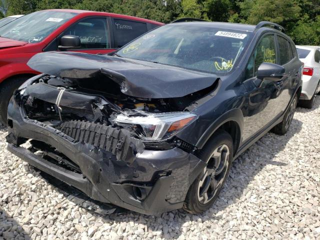 JF2GTHMCXNH203660 - 2022 SUBARU CROSSTREK GRAY photo 2