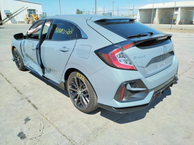 SHHFK7H4XLU402326 - 2020 HONDA CIVIC SPOR TEAL photo 3