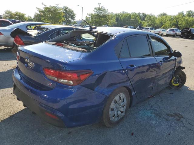 3KPA24AB1KE226127 - 2019 KIA RIO S BLUE photo 4