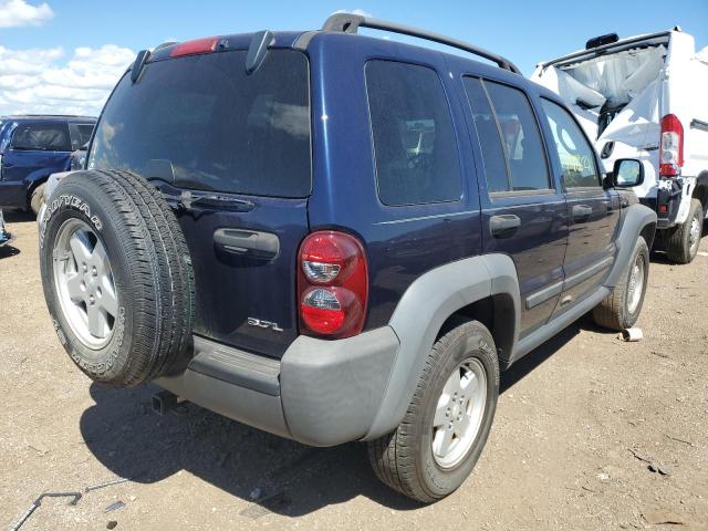 1J4GL48K87W501626 - 2007 JEEP LIBERTY SP BLUE photo 4