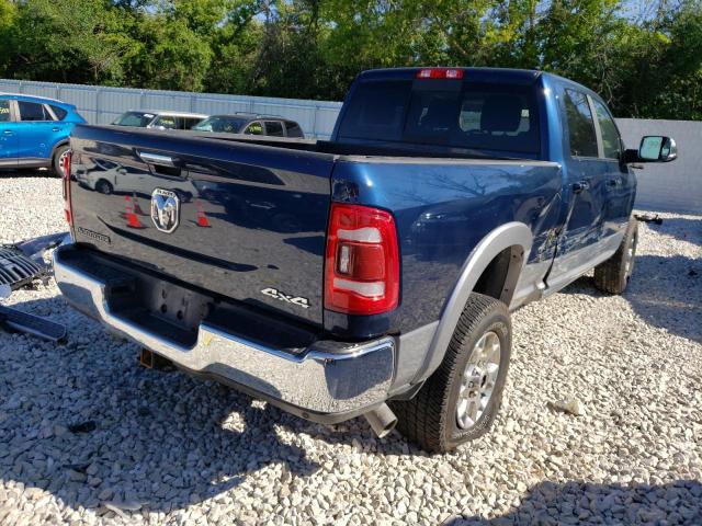 3C6UR5FL1KG592312 - 2019 RAM 2500 LARAM BLUE photo 4