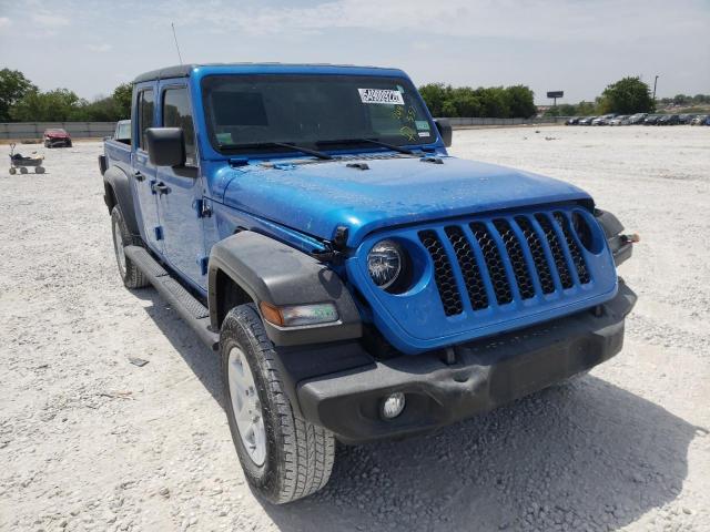 1C6HJTAG5LL204557 - 2020 JEEP GLADIATOR BLUE photo 1