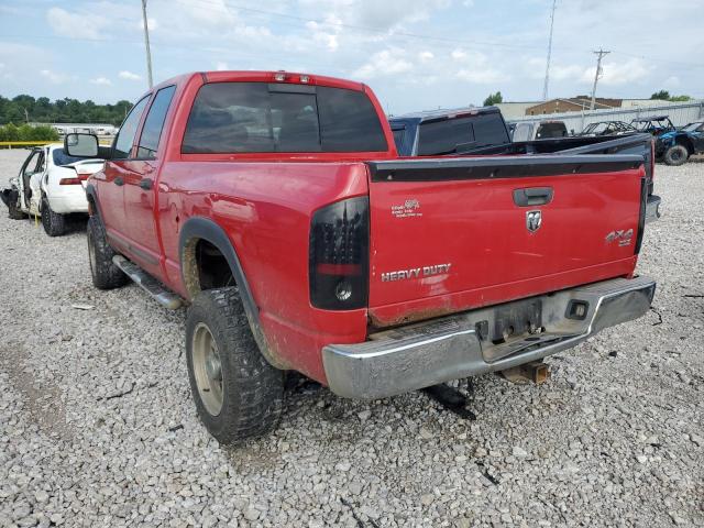 3D7KS28C26G118204 - 2006 DODGE RAM 2500 S RED photo 3