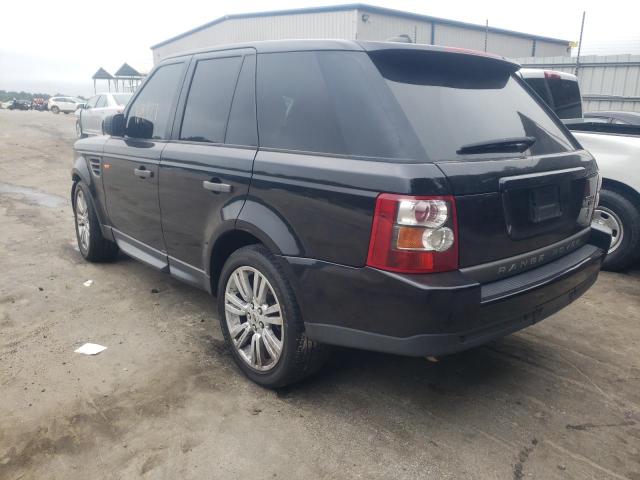 SALSF25488A145588 - 2008 LAND ROVER RANGE ROVE BLACK photo 3