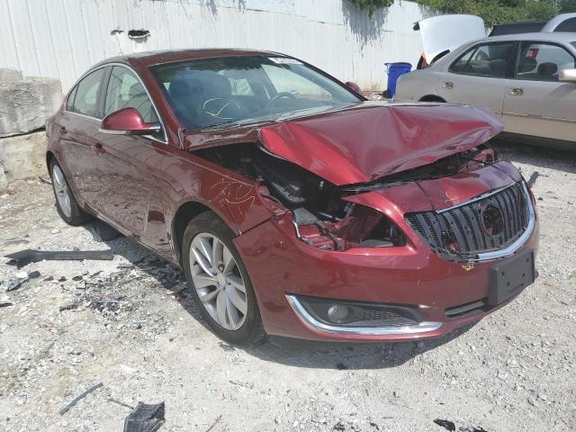 2G4GK5EX6G9146359 - 2016 BUICK REGAL RED photo 1