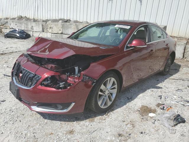 2G4GK5EX6G9146359 - 2016 BUICK REGAL RED photo 2