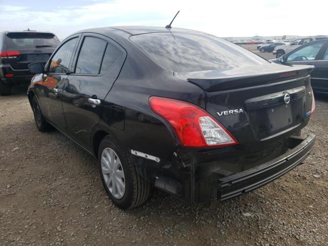 3N1CN7AP7FL802708 - 2015 NISSAN VERSA S BLACK photo 3