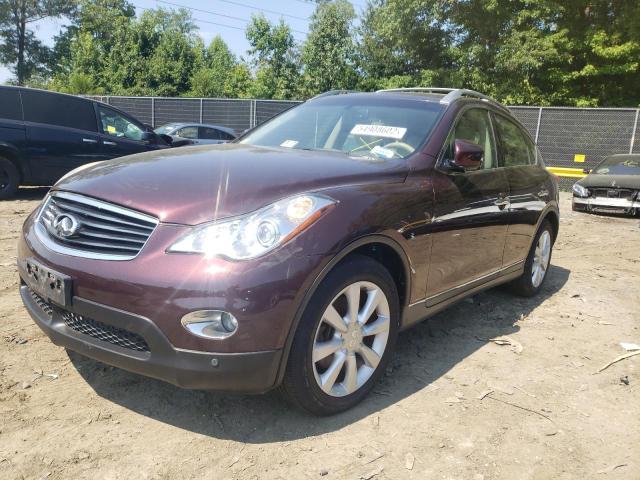 JN1AJ0HR7BM852252 - 2011 INFINITI EX35 BASE MAROON photo 2