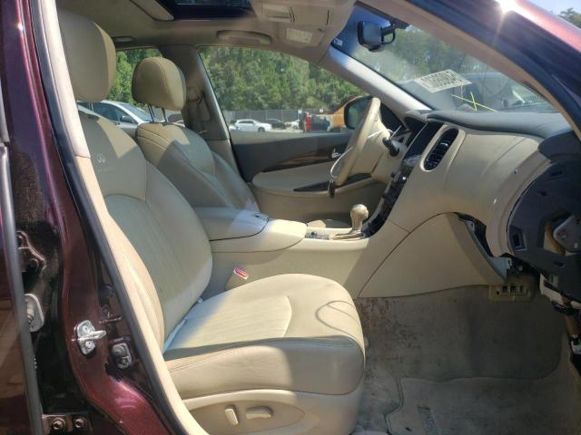 JN1AJ0HR7BM852252 - 2011 INFINITI EX35 BASE MAROON photo 5